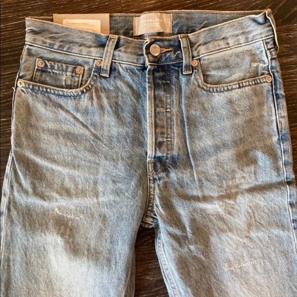 NWT Everlane Relaxed Straight Jeans Size 23 - Picture 4 of 4